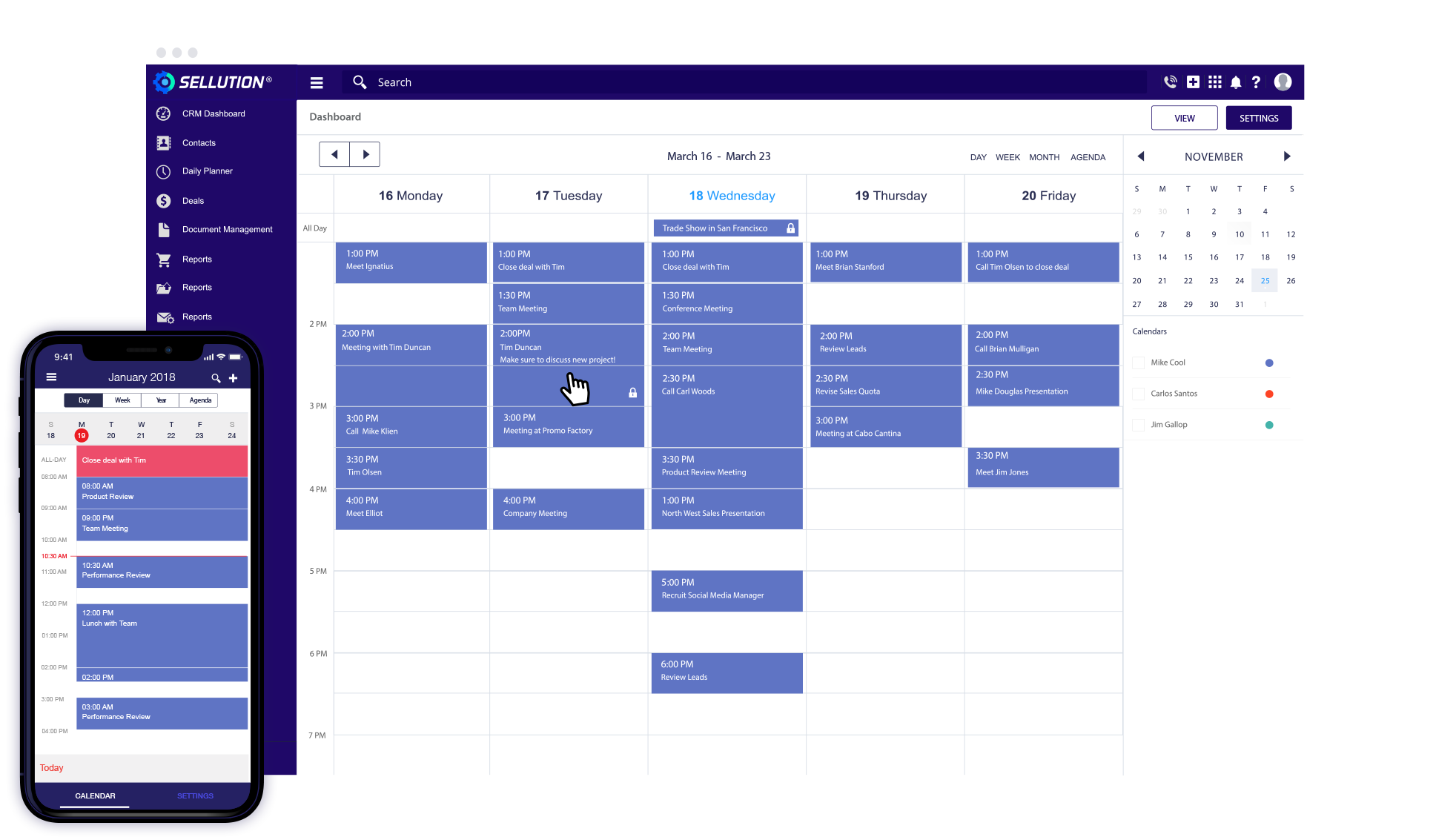 Online Calendar Integration For Crm Sellution Crm